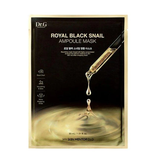 [DR.G] ROYAL BLACK SNAIL AMPOULE MASK 30ML*10EA