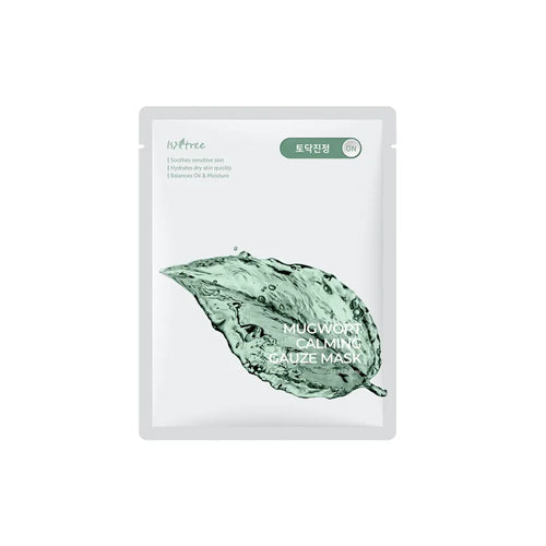 [ISNTREE] MUGWORT CALMING GAUZE MASK_10ea