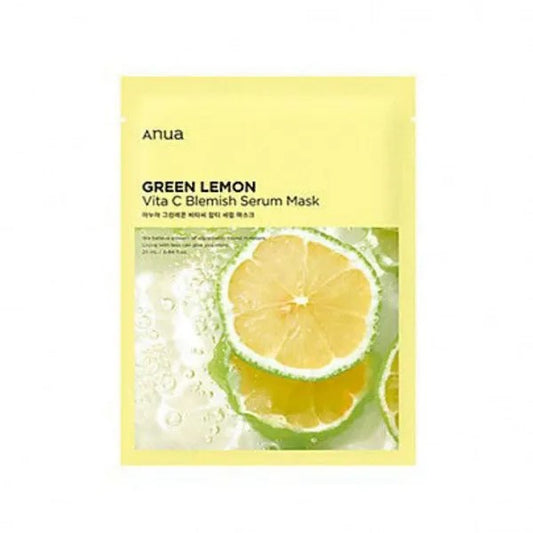 [ANUA] GREEN LEMON VITA C BLEMISH SERUM MASK 25ML_(10PCS)