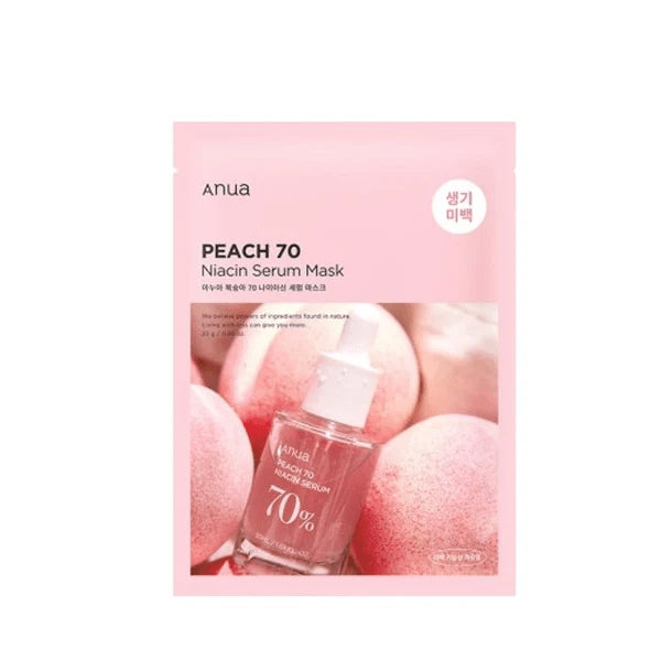 [ANUA] PEACH NIACIN SERUM MASK 25G (10PCS)