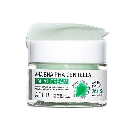 [APLB] AHA BHA PHA Centella Facial Cream 55ml