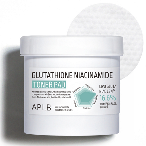 [APLB] Glutathione Niacinamide Toner Pad 60pads