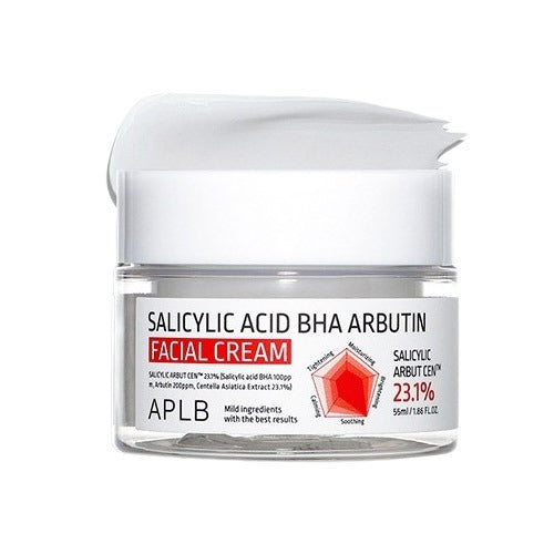 [APLB] Salicylic Acid BHA Arbutin Facial Cream 55ml