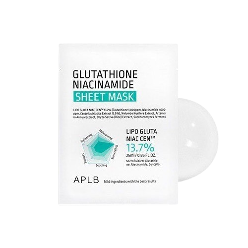 [APLB] Glutathione Niacinamide Sheet Mask 25ml