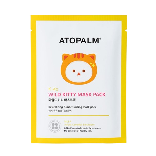 [ATOPALM] Wild Kitty Mask Pack Kids 15g