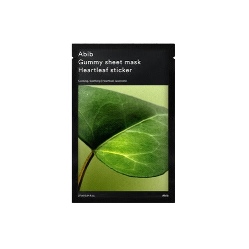 [ABIB] Gummy Sheet Mask Heartleaf Sticker 27ml