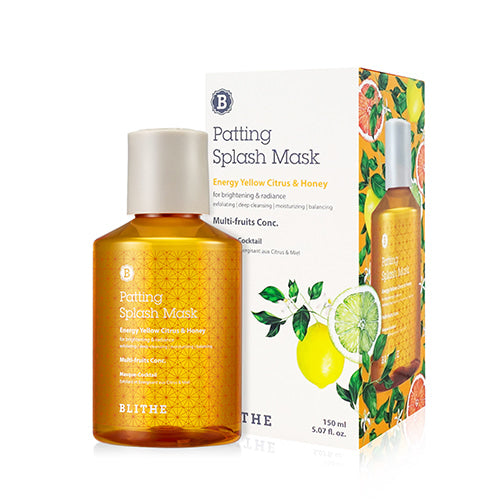 [BLITHE] Patting Splash Mask Energy Citrus & Honey 150ml