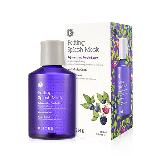 [BLITHE] Patting Splash Mask Rejuvenating Purple Berry 150ml