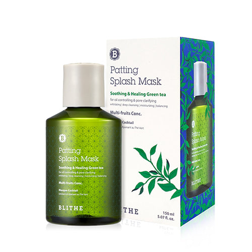 [BLITHE] Patting Splash Mask Soothing & Healing Green Tea 150ml