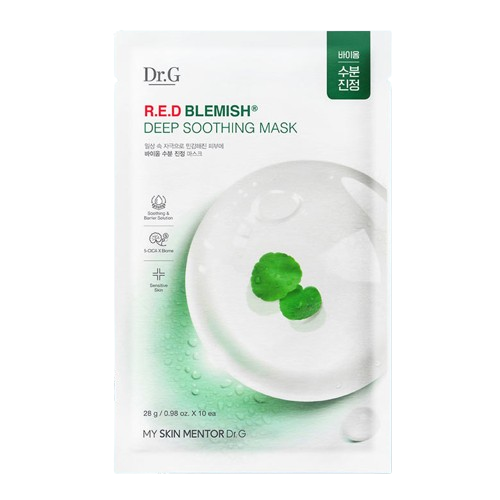 [DR.G] R.E.D BLEMISH DEEP SOOTHING MASK 10P