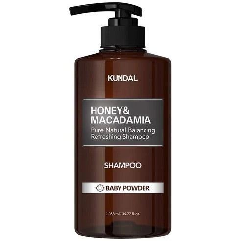 [KUNDAL] Honey & Macadamia Nature Shampoo 1058ml - Baby Powder