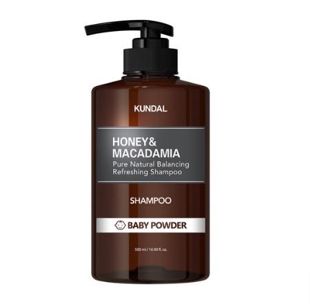 [KUNDAL] Honey & Macadamia Nature Shampoo 500ml - Baby Powder