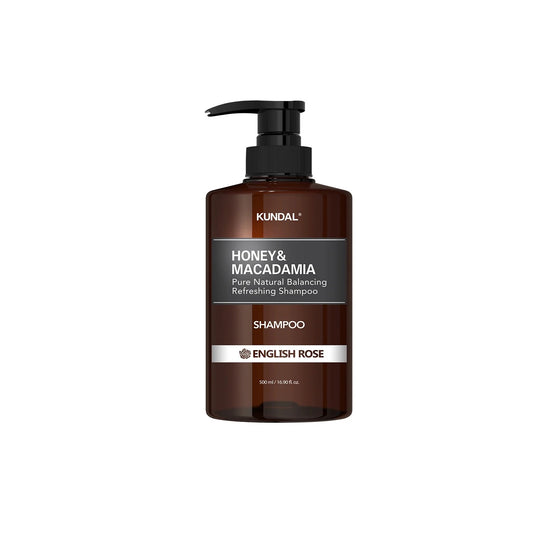 [KUNDAL] Honey & Macadamia Nature Shampoo 500ml - English Rose