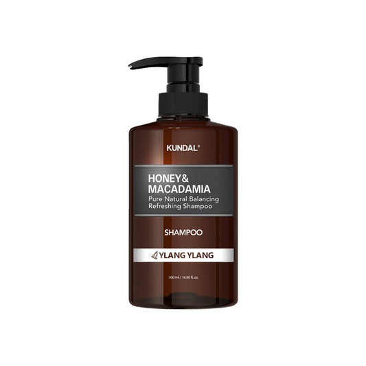 [KUNDAL] Honey & Macadamia Nature Shampoo 500ml - Ylang Ylang