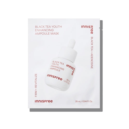 [INNISFREE] Black Tea Youth Enhancing Ampoule Mask 28ml