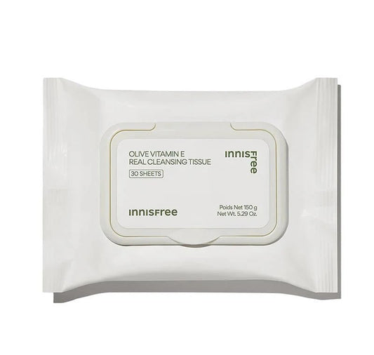 [INNISFREE] Olive Vitamin E Real Cleansing Tissue 30sheets