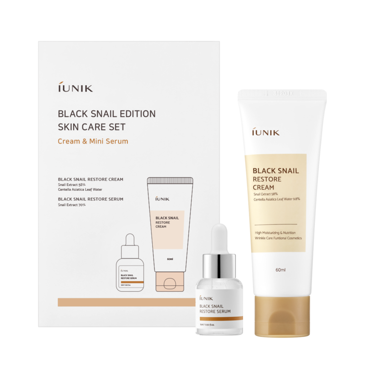 [IUNIK] Black Snail Edition Skin Care Set