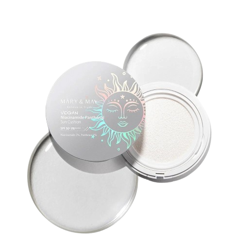 [MARY&MAY] Vegan Niacinamide Panthenol Sun Cushion SPF50+ PA++++ 25g