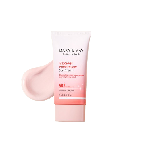 [MARY&MAY] Vegan Primer Glow Sun Cream SPF50+ PA++++ 50ml