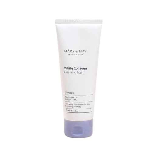 [MARY&MAY] White Collagen Cleansing Foam 150ml