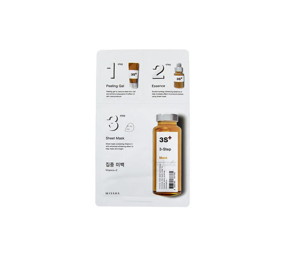 [MISSHA] 3-Step Whitening Mask 1.5g