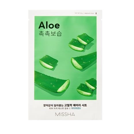 [MISSHA] Airy Fit Sheet Mask [Aloe] 19g