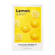 [MISSHA] Airy Fit Sheet Mask [Lemon] 19g