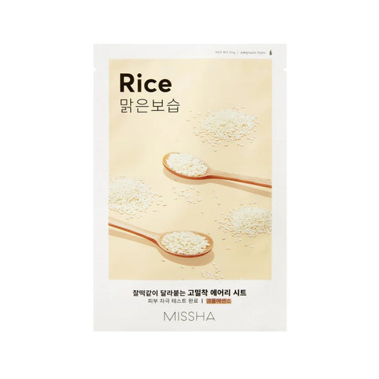 [MISSHA] Airy Fit Sheet Mask [Rice] 19g