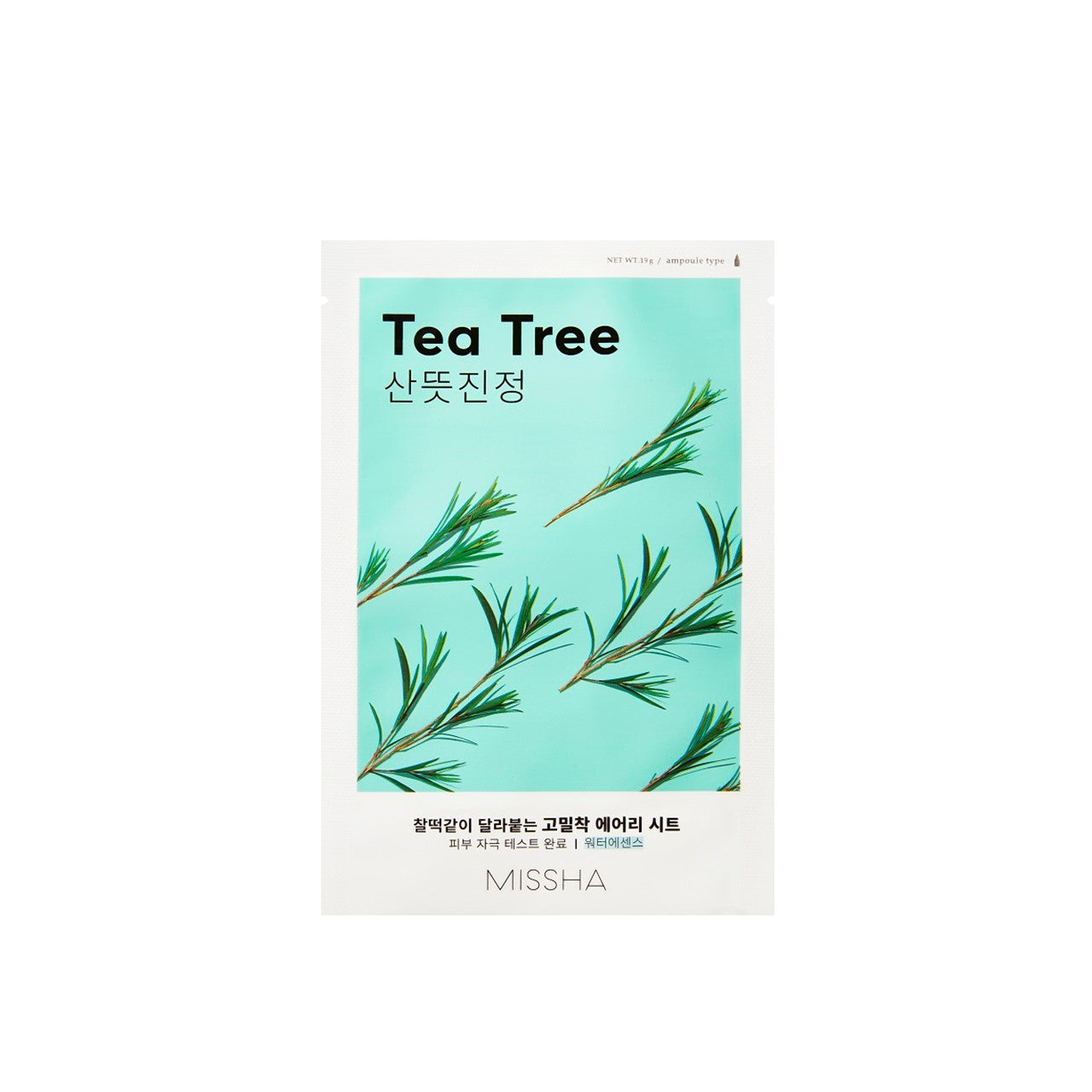 [MISSHA] Airy Fit Sheet Mask [Tea Tree] 19g