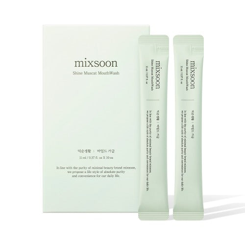 [MIXSOON] Shine Muscat Mouthwash(Travel Size)[11ml*10packets]