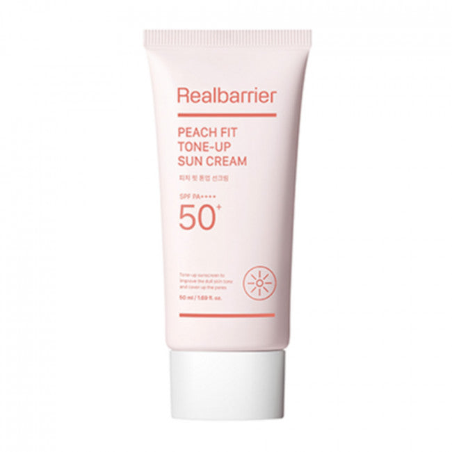 [REAL BARRIER] Peach Fit Tone-Up Sun Cream 50ml