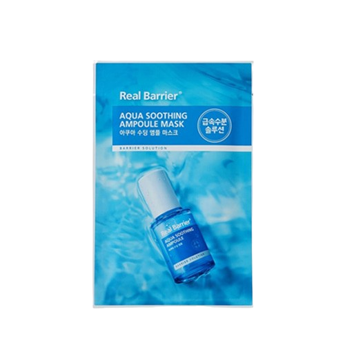 [REAL BARRIER] Aqua Soothing Ampoule Mask 28ml