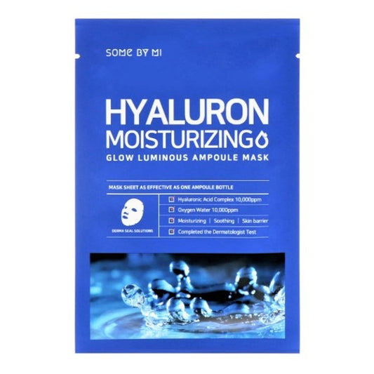 [SOMEBYMI] HYALURON MOISTURIZING GLOW LUMINOUS AMPOULE MASK [25g]