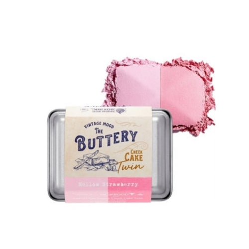 [SKINFOOD] BUTTERY CHEEK CAKE TWIN 01 MELLOW STRAWBERRY