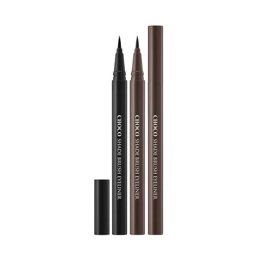 [SKINFOOD] CHOCO SHADE BRUSH EYE LINER DEEP BLACK