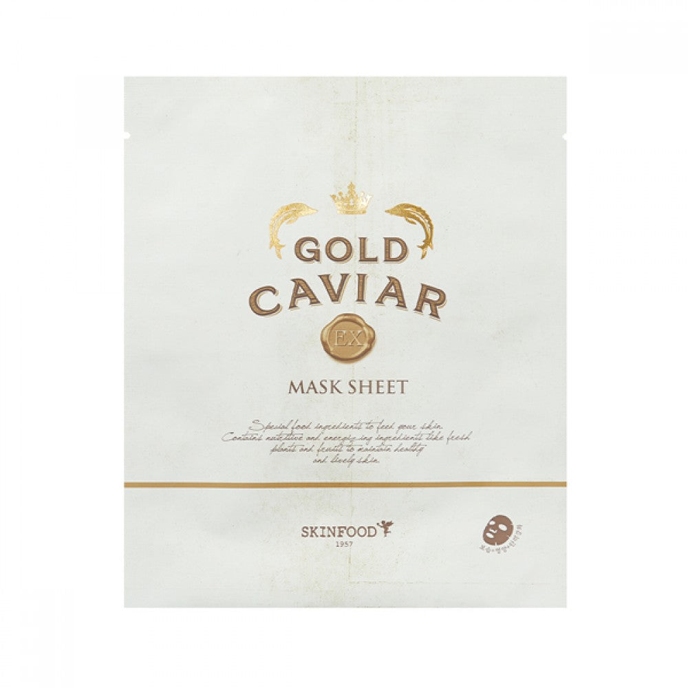 [SKINFOOD] GOLD CAVIAR EX MASK SHEET