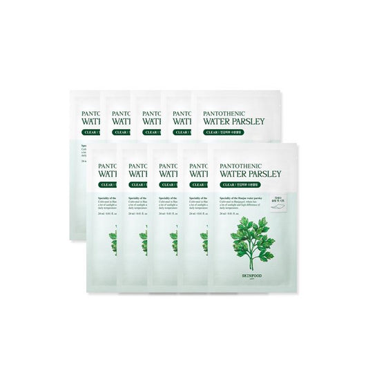 [SKINFOOD] PANTOTHENIC WATER PARSLEY MASK 10EA