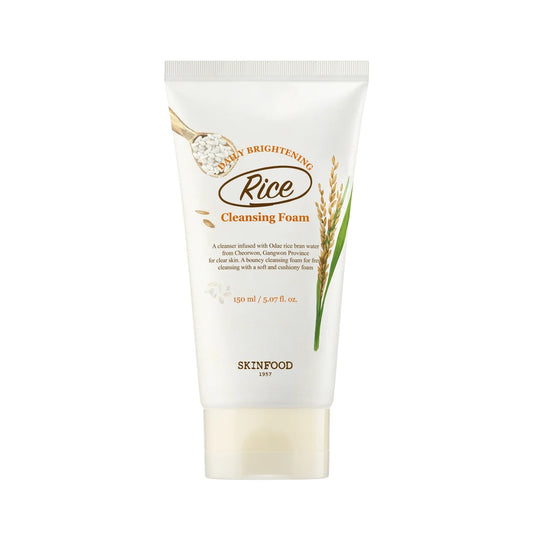 [SKINFOOD] RICE DAILY BRIGHTENING CLEANSING FOAM