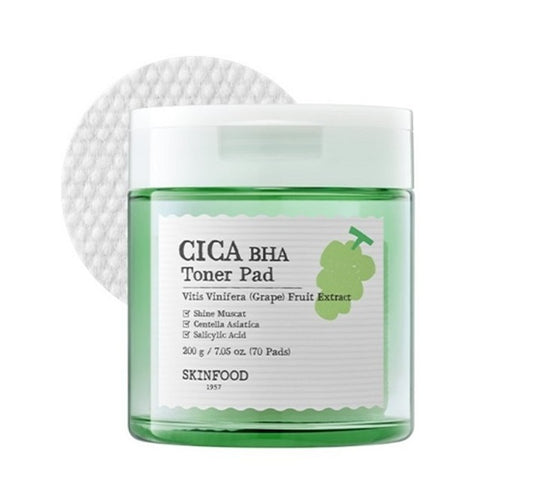 [SKINFOOD] SHINE MUSCAT CICA BHA TONER PAD