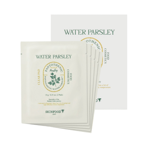 [SKINFOOD] SKINFOOD PANTOTHENIC WATER PARSLEY CLEAR PAD SET