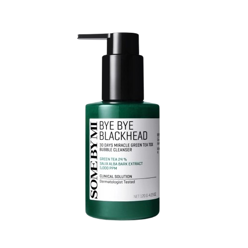 [SOMEBYMI] BYE BYE BLACKHEAD 30 DAYS MIRACLE GREEN TEA TOX BUBBLE CLEANSER [120g]