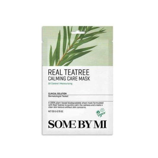 [SOMEBYMI] REAL TEATREE CALMING CARE MASK [20g]