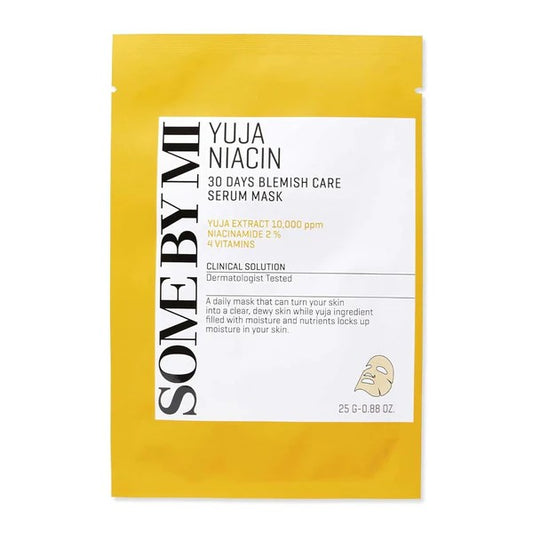 [SOMEBYMI] YUJA NIACIN 30 DAYS BLEMISH CARE SERUM MASK [25g]