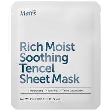 [DEAR, KLAIRS] Rich Moist Soothing Tencel Sheet Mask 25ml