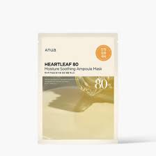 [ANUA] Heartleaf 80 Moisture Soothing Ampoule Mask 27ml