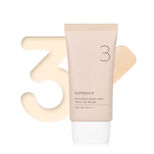 [NUMBUZIN] No.3 Porcelain Base-skip Tone Up Beige 50ml