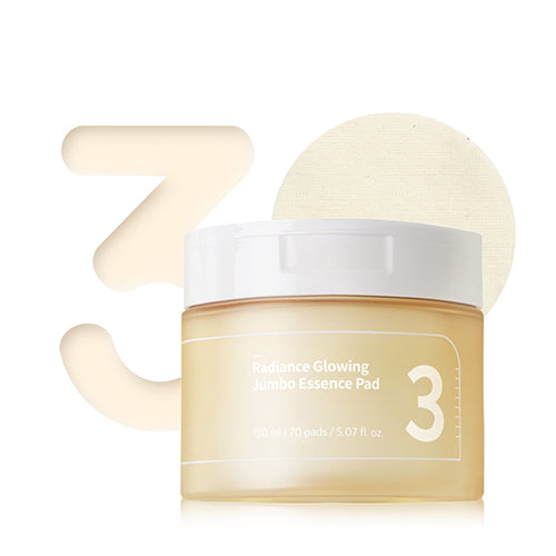 [NUMBUZIN] No.3 Radiance Glowing Jumbo Essence Pad 150ml / 70 Pads