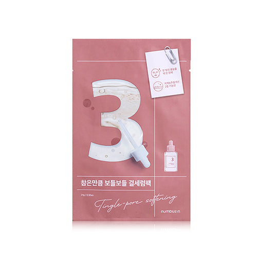 [NUMBUZIN] No.3 Tingle-Pore Softening Sheet Mask 1ea