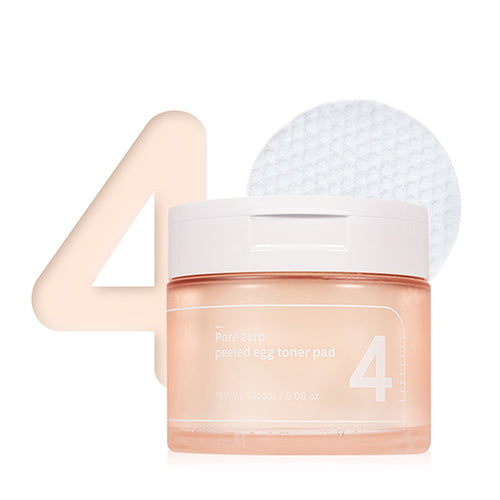 [NUMBUZIN] No.4 Pore Zero Peeled Egg Toner Pad 190ml / 70 Pads